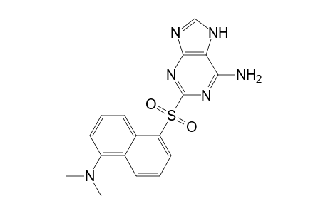 1-Dimethylamino naphthalene-5-sulphonyl-adenine