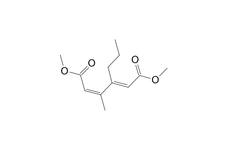 2,4-Hexadienedioic acid, 3-methyl-4-propyl-, dimethyl ester, (E,Z)-