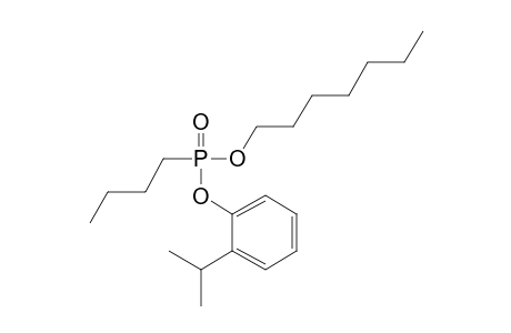 Butylphosphonic acid, heptyl 2-isopropylphenyl ester