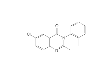 6-CHLORO-2-METHYL-3-(o-TOLYL)-4(3H)-QUINAZOLINONE