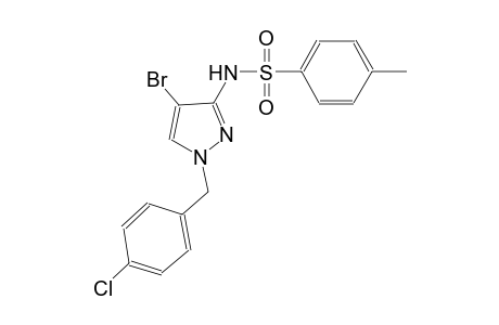N-[4-bromo-1-(4-chlorobenzyl)-1H-pyrazol-3-yl]-4-methylbenzenesulfonamide