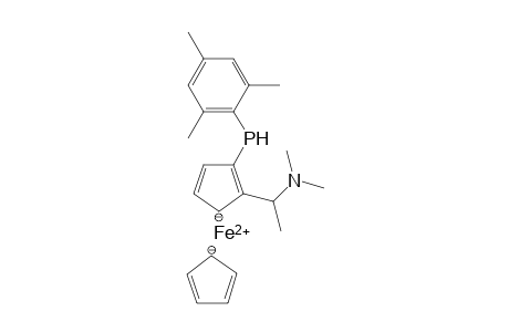 N,N-Dimethyl-1-[2-(mesitylphosphanyl)ferrocenyl]ethylamine