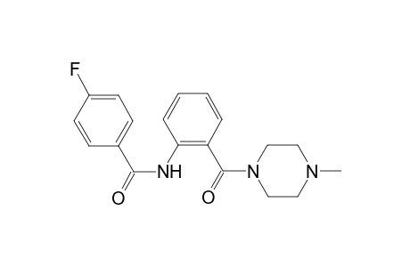 4-Fluoro-N-[2-(4-methyl-piperazine-1-carbonyl)-phenyl]-benzamide