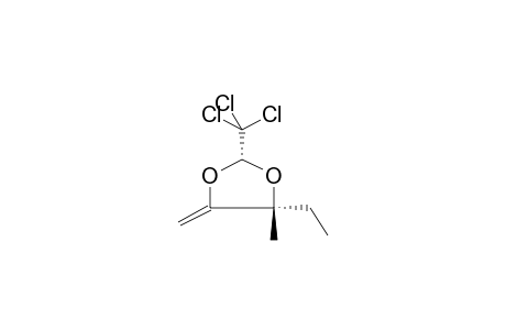 CIS-2-TRICHLOROMETHYL-4-METHYLENE-5-ETHYL-5-METHYL-1,3-DIOXOLANE