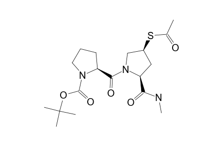 (2S,4S)-N-[(2S)-N-(TERT.-BUTOXYCARBONYL)-PROLYL]-4-(ACETYLTHIO)-PROLINE-METHYLAMIDE