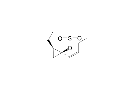 (1S,2R)-(Z)-2-Ethyl-1-(but-1-enyl)-1-(mesyloxy)cyclopropane