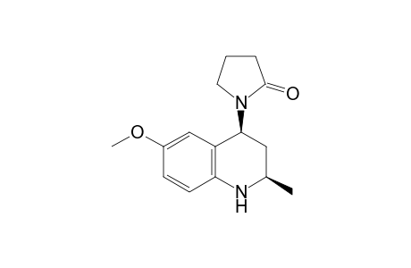 cis-6-Methoxy-4-(pyrrolidinyl-2-one)-2-methyl-1,2,3,4-tetrahydroquinoline