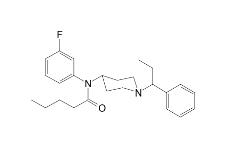 N-3-Fluorophenyl-N-[1-(1-phenylpropyl)piperidin-4-yl]pentanamide