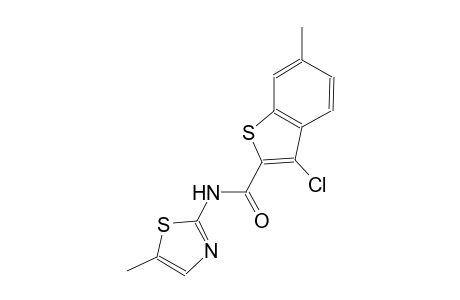 3-chloro-6-methyl-N-(5-methyl-1,3-thiazol-2-yl)-1-benzothiophene-2-carboxamide