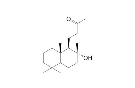14,15-Dinor-8.alpha.-hydroxy-13-labdanone