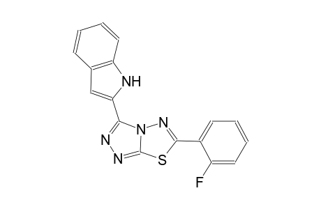 1H-indole, 2-[6-(2-fluorophenyl)[1,2,4]triazolo[3,4-b][1,3,4]thiadiazol-3-yl]-