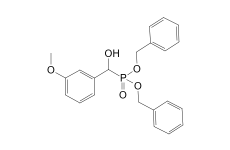 Dibenzyl [hydroxy-(3-methoxy-phenyl)-methyl]-phosphonate