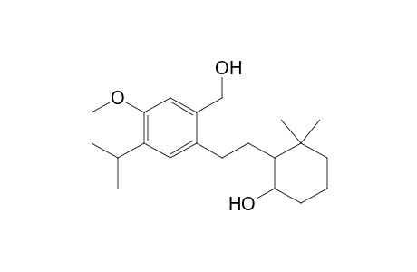 Benzenemethanol, 2-[2-(6-hydroxy-2,2-dimethylcyclohexyl)ethyl]-5-methoxy-4-(1-methylethyl)-