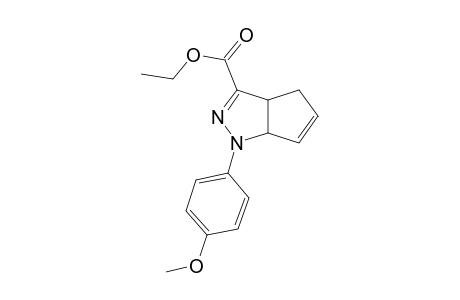 2,3-Diazabicyclo[3.3.0]octa-3,7-diene-4-carboxylic acid, 2-(4-methoxyphenyl)-, ethyl ester