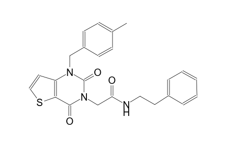 2-(1-(4-methylbenzyl)-2,4-dioxo-1,4-dihydrothieno[3,2-d]pyrimidin-3(2H)-yl)-N-(2-phenylethyl)acetamide