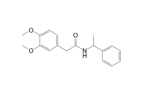 2-(3,4-dimethoxyphenyl)-N-(1-phenylethyl)acetamide