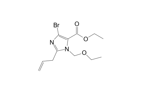 2-Allyl-5-bromo-3-ethoxymethyl-3H-imidazole-4-carboxylic acid ethyl ester