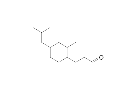 3-(4-Isobutyl-2-methylcyclohexyl)propanal