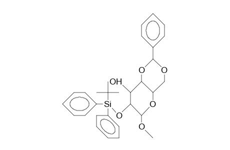 Methyl 4,6-O-benzylidene-2-O-(T-butyl-diphenyl-silyl)-A-D-glucopyranoside