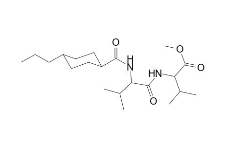 valine, N-[3-methyl-1-oxo-2-[[(4-propylcyclohexyl)carbonyl]amino]butyl]-, methyl ester