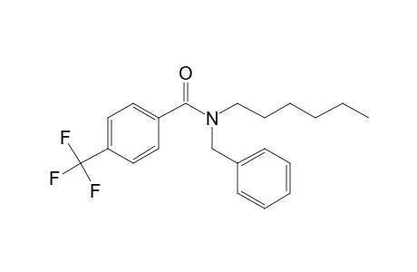 Benzamide, 4-trifluoromethyl-N-benzyl-N-hexyl-