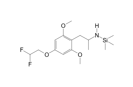 4-(2,2-Difluoroethoxy)-2,6-dimethoxyamphetamine TMS