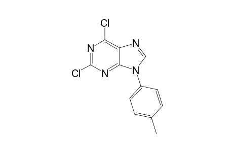 2,6-bis(chloranyl)-9-(4-methylphenyl)purine