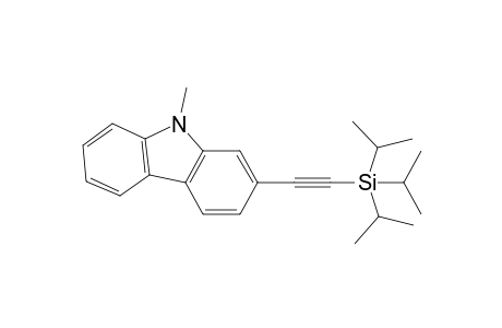 9-Methyl-2-((triisopropylsilyl)ethynyl)-9H-carbazole