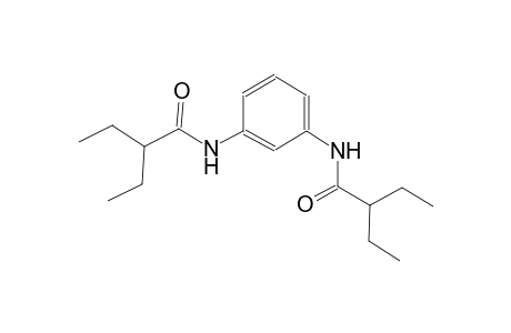 2-ethyl-N-{3-[(2-ethylbutanoyl)amino]phenyl}butanamide