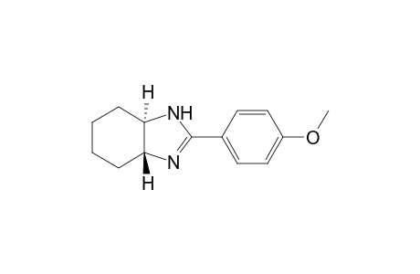(+)-(3aR,7aR)-2-(4-Methoxyphenyl)-trans-3a,4,5,6,7,7a-hexahydrobenzimidazole