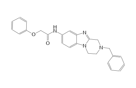 N-(2-benzyl-1,2,3,4-tetrahydropyrazino[1,2-a]benzimidazol-8-yl)-2-phenoxyacetamide