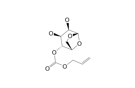 4-O-ALLYLOXYCARBONYL-1,6-ANHYDRO-BETA-D-MANNOPYRANOSE
