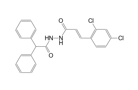 (2E)-3-(2,4-dichlorophenyl)-N'-(diphenylacetyl)-2-propenohydrazide