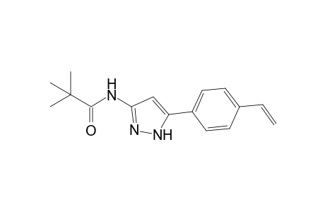 3-(Trimethylacetylamino)-5-(p-vinylphenyl)pyrazole