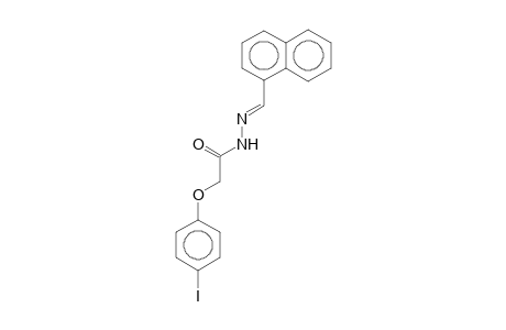 2-(4-iodanylphenoxy)-N-[(E)-naphthalen-1-ylmethylideneamino]ethanamide