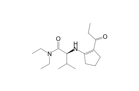 N-(2-Propionyl-1-cyclopentenyl)-L-valine diethylamide
