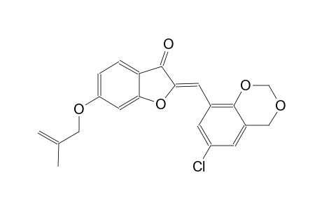3(2H)-benzofuranone, 2-[(6-chloro-4H-1,3-benzodioxin-8-yl)methylene]-6-[(2-methyl-2-propenyl)oxy]-, (2Z)-