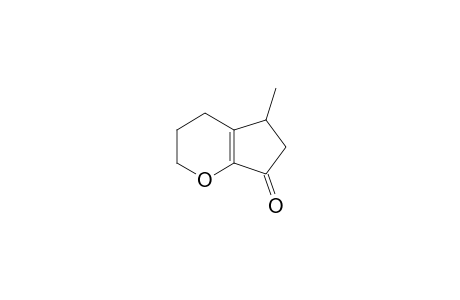 5-Methyl-3,4,5,6-tetrahydro-2H-cyclopenta[b]pyran-7-one