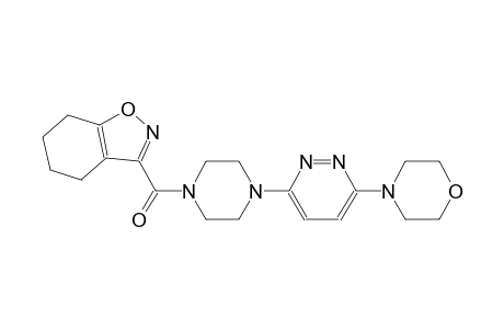 1,2-benzisoxazole, 4,5,6,7-tetrahydro-3-[[4-[6-(4-morpholinyl)-3-pyridazinyl]-1-piperazinyl]carbonyl]-