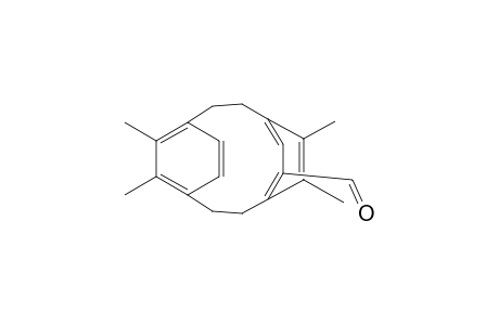 Tricyclo[8.2.2.2(4,7)]hexadeca-4,6,10,12,13,15-hexaene-5-carboxaldehyde , 11,12,15,16-tetramethyl-