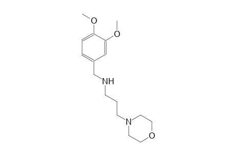 N-(3,4-dimethoxybenzyl)-3-(4-morpholinyl)-1-propanamine