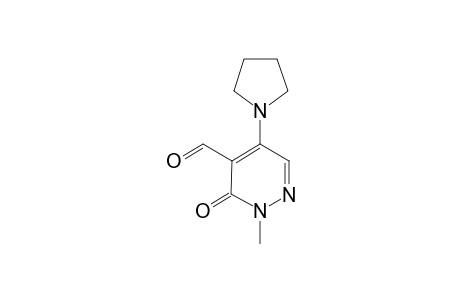4-FORMYL-2-METHYL-5-PYRROLIDINO-3(2H)-PYRIDAZINONE