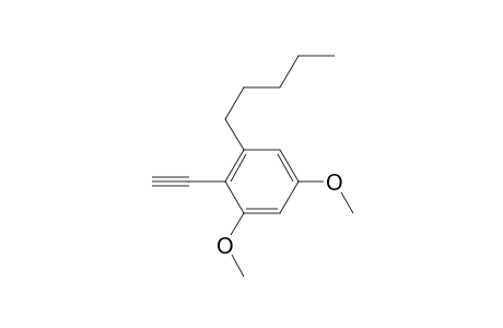 2-Ethynyl-1,5-dimethoxy-3-pentylbenzene