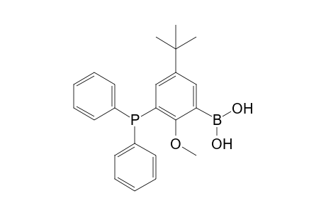 5-tert-Butyl-2-methoxy-3-diphenylphosphinophenyl boronic acid