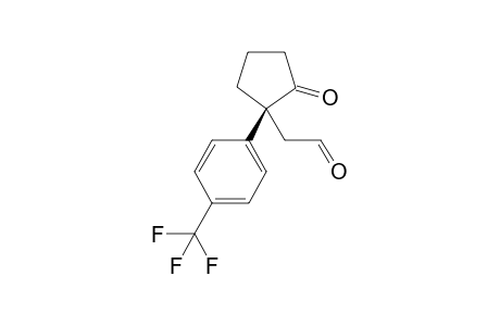 (S)-2-(2-oxo-1-(4-(trifluoromethyl)phenyl)cyclopentyl)acetaldehyde