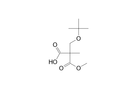Methyl Hydrogen 2-[(tert-Butoxy)methyl]-2-methylmalonate