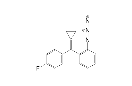 1-Azido-2-(cyclopropylidene(4-fluorophenyl)methyl)benzene