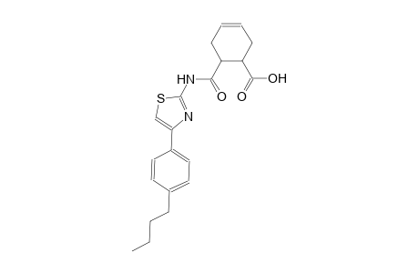 6-({[4-(4-butylphenyl)-1,3-thiazol-2-yl]amino}carbonyl)-3-cyclohexene-1-carboxylic acid