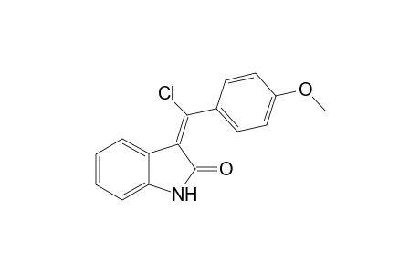 3-[1-Chloro-1-(4-methoxylphenyl)methylidene]indolin-2-one