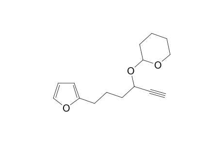 6-(2-Furyl)-3-O-(tetrahydropyranyl)-1-hexyn-3-ol